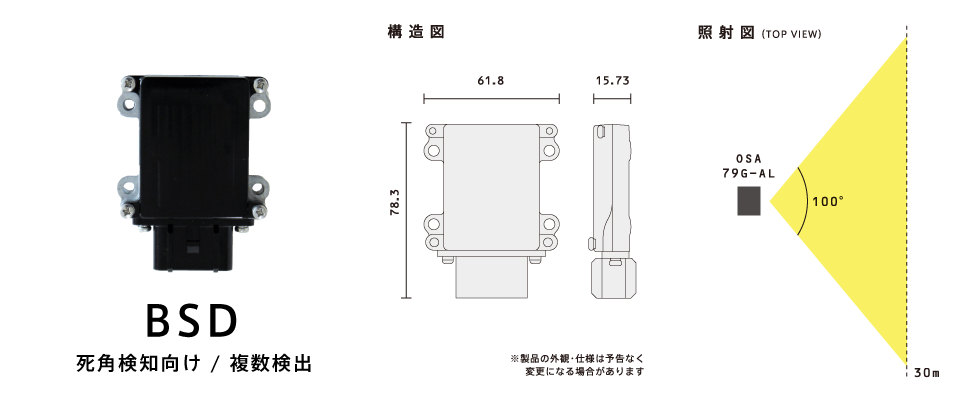 OSA-79G-AL製品スペック