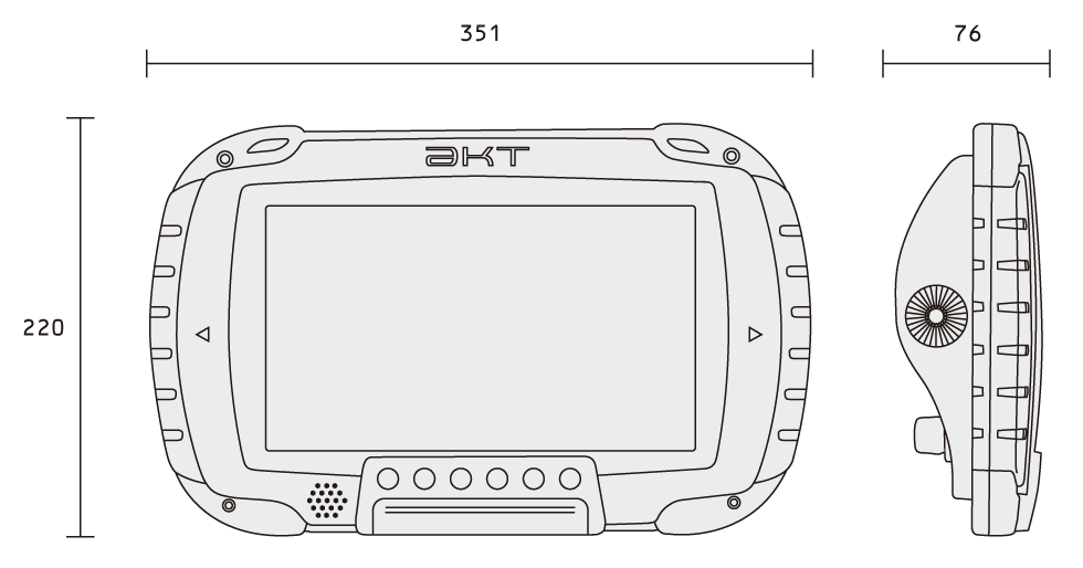 HDT320　外形図