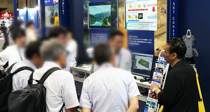 CSPI-EXPO AKTブース　会期中の様子